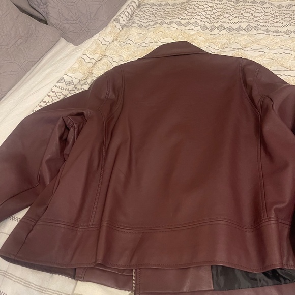 Purple Leather like jacket - Picture 3 of 3